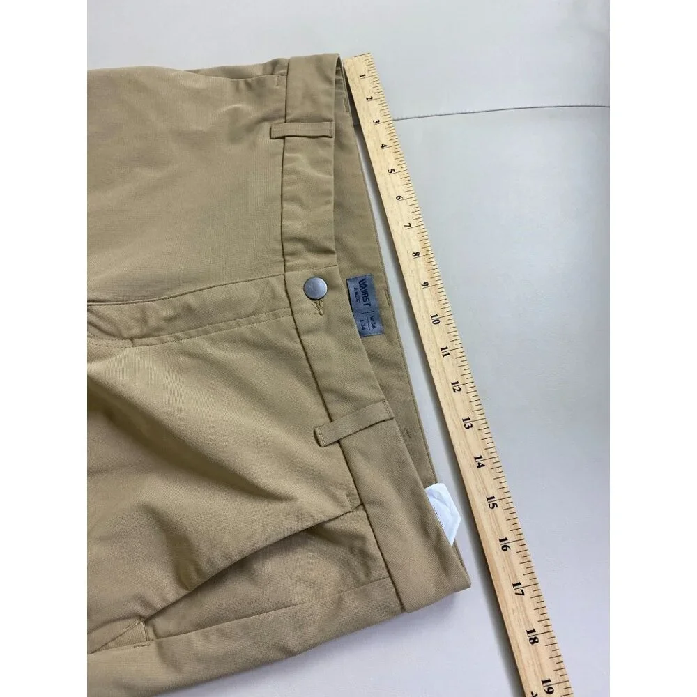 VRST Men Brown‎ Golf Athletic Pants size 34x34 Polyester Blend performance Chino